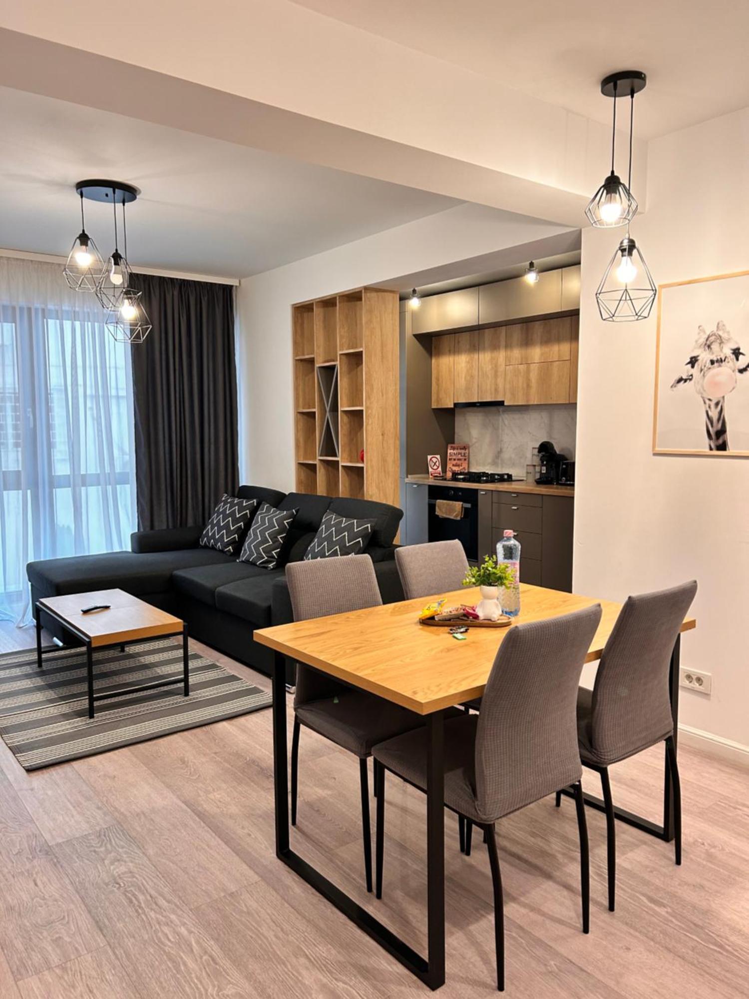 Industrial Style Appartement Boekarest Buitenkant foto